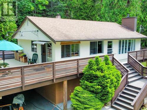 7418 Sturt Road, Powell River, BC - Outdoor With Deck Patio Veranda With Exterior