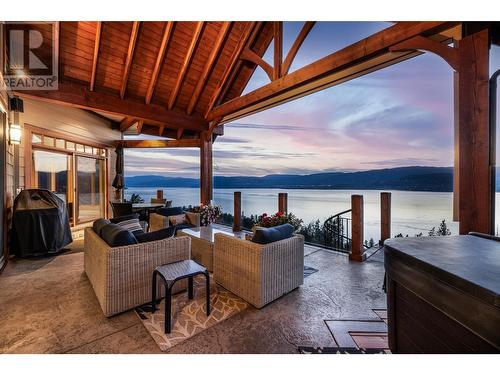 414 Okaview Road, Kelowna, BC - Outdoor With Body Of Water With Deck Patio Veranda With View With Exterior