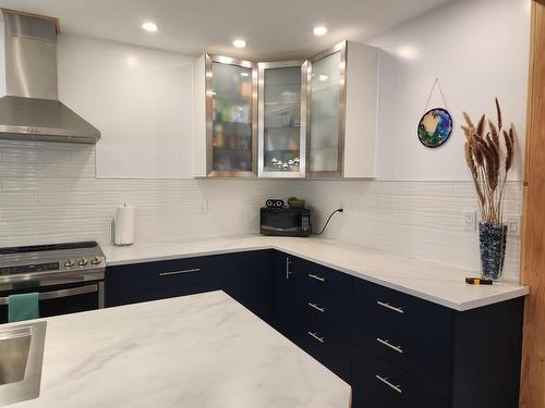 316 3Rd Avenue Nw, Nakusp, BC - Indoor Photo Showing Kitchen With Upgraded Kitchen