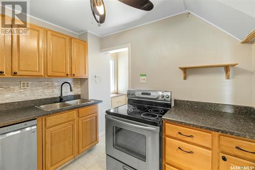 2048 Argyle Street, Regina, SK - Indoor Photo Showing Kitchen With Double Sink