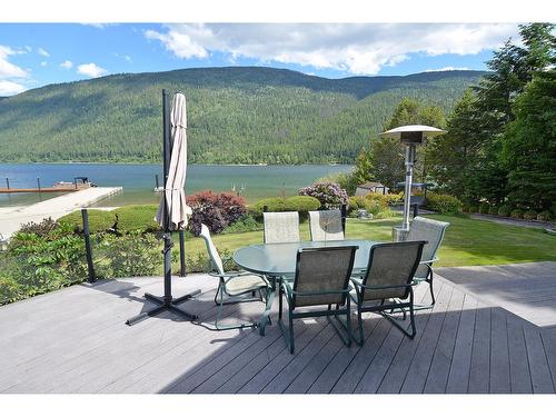 2864 Lower Six Mile Road, Nelson, BC - Outdoor With Body Of Water With Deck Patio Veranda With View