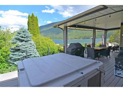 2864 Lower Six Mile Road, Nelson, BC - Outdoor With Body Of Water With Deck Patio Veranda
