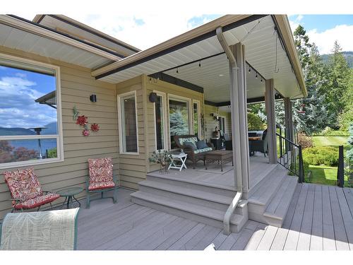 2864 Lower Six Mile Road, Nelson, BC - Outdoor With Deck Patio Veranda With Exterior