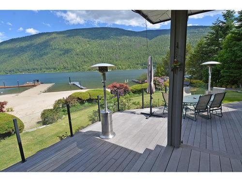 2864 Lower Six Mile Road, Nelson, BC - Outdoor With Body Of Water With Deck Patio Veranda With View
