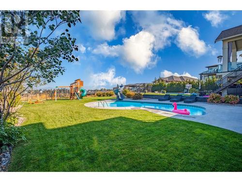 1288 Steele Road, Kelowna, BC - Outdoor With In Ground Pool