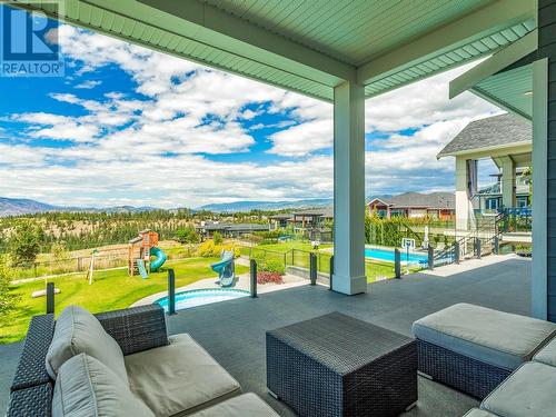 1288 Steele Road, Kelowna, BC - Outdoor With In Ground Pool With View