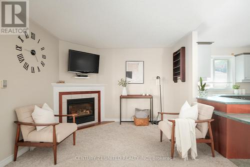 1390 Hetherington Drive, Peterborough, ON - Indoor Photo Showing Living Room With Fireplace