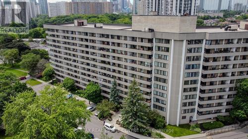 1012 - 1320 Mississauga Valley Boulevard, Mississauga, ON - Outdoor With Balcony With Facade