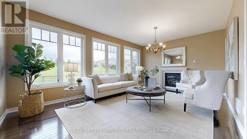 51 Philips Lake Court, Richmond Hill (Jefferson), ON - Indoor Photo Showing Living Room With Fireplace