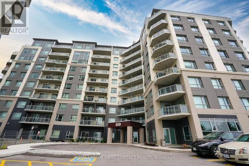 917 - 58 Lakeside Terrace, Barrie (Little Lake), ON - Outdoor With Balcony With Facade