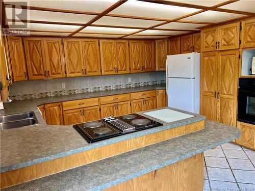 15 Gagnon Street, Saint-André, NB - Indoor Photo Showing Kitchen With Double Sink