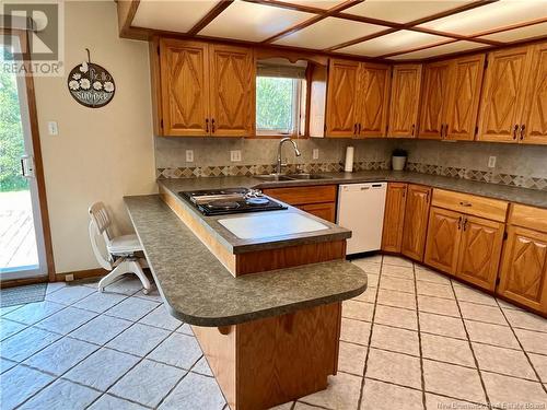 15 Gagnon Street, Saint-André, NB - Indoor Photo Showing Kitchen With Double Sink