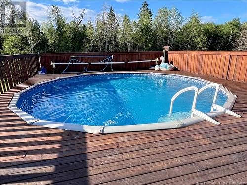 15 Gagnon Street, Saint-André, NB - Outdoor With Above Ground Pool With Backyard