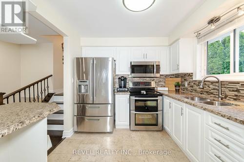 39 Edwin Drive, Brampton, ON - Indoor Photo Showing Kitchen With Double Sink