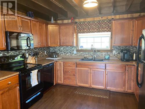 15 Boy Scout Road, George'S Lake, NL - Indoor Photo Showing Kitchen With Double Sink