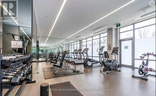 3107 - 56 Forest Manor Road, Toronto, ON - Indoor Photo Showing Gym Room