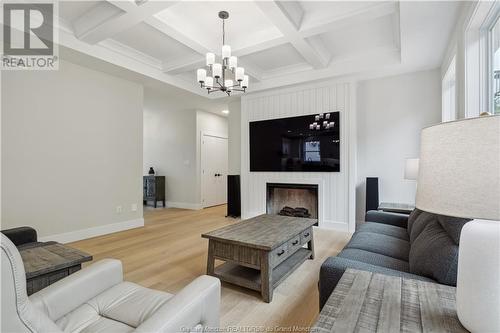 55 Carter Street, Dieppe, NB - Indoor Photo Showing Living Room With Fireplace