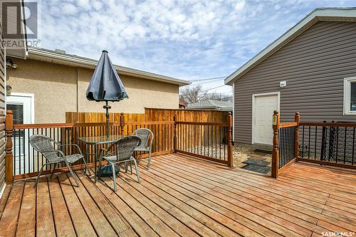 1051 Elliott Street, Regina, SK - Outdoor With Deck Patio Veranda With Exterior