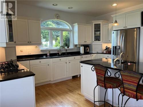 4361 Water Street, Miramichi, NB - Indoor Photo Showing Kitchen With Double Sink