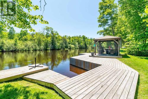 117 Lenwil Road, Kawartha Lakes, ON - Outdoor With Body Of Water With Deck Patio Veranda With Backyard