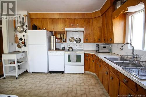3902 Route 104, Millville, NB - Indoor Photo Showing Kitchen With Double Sink