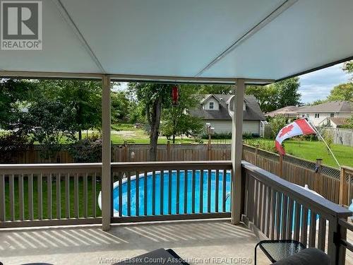 383 Briar Ridge, Amherstburg, ON - Outdoor With Above Ground Pool With Exterior