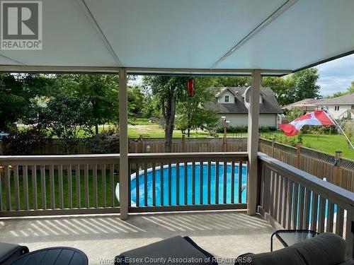 383 Briar Ridge, Amherstburg, ON - Outdoor With Above Ground Pool With Exterior