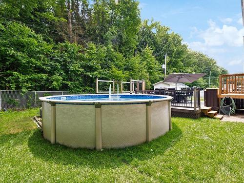 Cour - 774 Rue René-Lévesque, Gatineau (Buckingham), QC - Outdoor With Above Ground Pool With Backyard