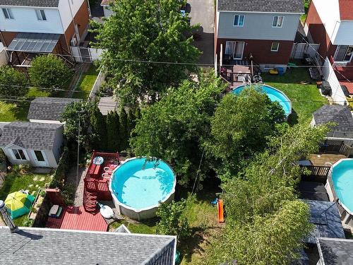 Photo aÃ©rienne - 5306 Rue Pascal, Longueuil (Saint-Hubert), QC - Outdoor With Above Ground Pool With Exterior
