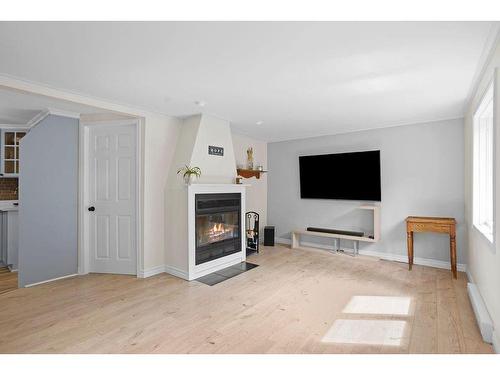 Salon - 1770 Ch. David, Prévost, QC - Indoor Photo Showing Living Room With Fireplace