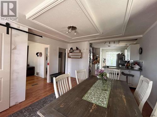 28 Dominion Ave, Kapuskasing, ON - Indoor Photo Showing Dining Room