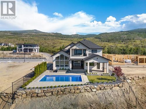 1440 Hill Spring Place, Kelowna, BC - Outdoor With In Ground Pool With Deck Patio Veranda With View