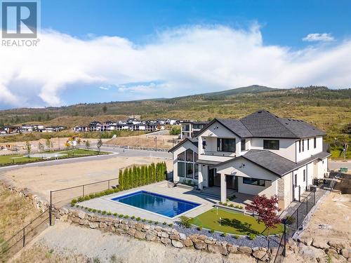 1440 Hill Spring Place, Kelowna, BC - Outdoor With In Ground Pool With View