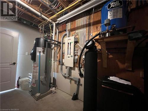 200 Amp Breaker Panel and Water Treatment System - 109 Pike Street, Northern Bruce Peninsula, ON - Indoor Photo Showing Basement