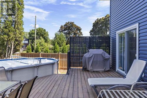 293 Mcgregor Ave, Sault Ste. Marie, ON - Outdoor With Above Ground Pool With Deck Patio Veranda With Exterior