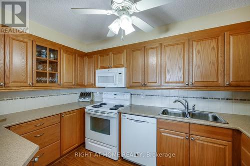 1002 - 55 William Street E, Oshawa, ON - Indoor Photo Showing Kitchen With Double Sink