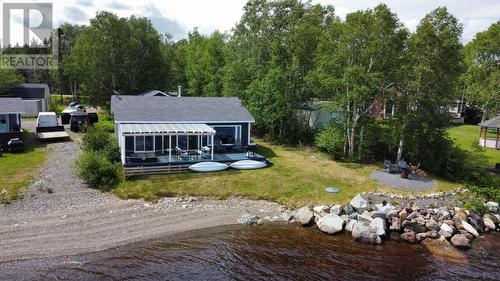 14 Crooked Lake Road, Badger, NL - Outdoor With Body Of Water With Deck Patio Veranda