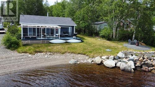 14 Crooked Lake Road, Badger, NL - Outdoor With Body Of Water With Deck Patio Veranda