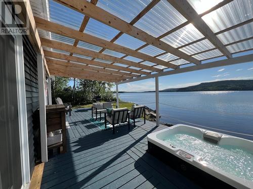 14 Crooked Lake Road, Badger, NL - Outdoor With Body Of Water With Deck Patio Veranda With Exterior