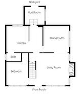 Main level floorplan - 