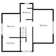 Upper level floorplan - 