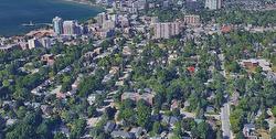 Overhead location view showing close to the lakefront - 