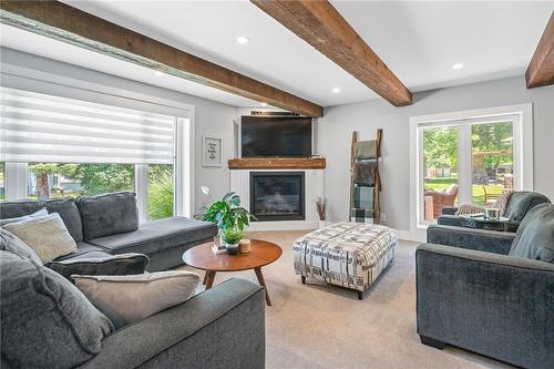 1177 Queenston Road, Niagara-On-The-Lake, ON - Indoor Photo Showing Living Room With Fireplace