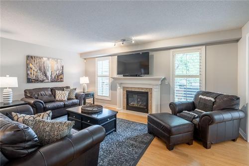 504 Geranium Lane, Burlington, ON - Indoor Photo Showing Living Room With Fireplace