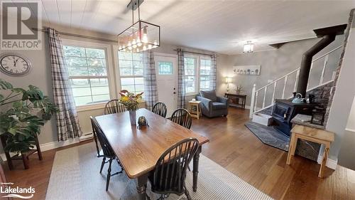 Large Dining room - 639 Ravenscliffe Road, Huntsville, ON - Indoor Photo Showing Dining Room