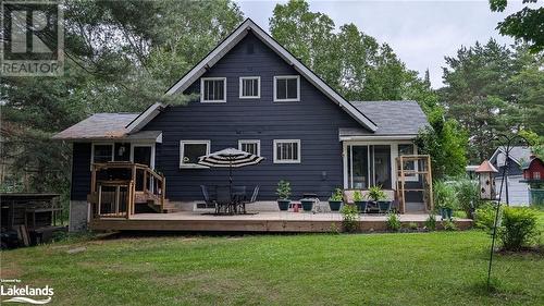 Back view - 639 Ravenscliffe Road, Huntsville, ON - Outdoor With Deck Patio Veranda