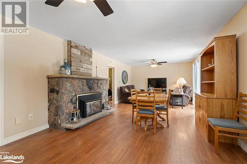 155 Balsam Chutes, Huntsville, ON - Indoor Photo Showing Other Room With Fireplace