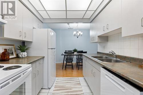 5355 Wyandotte Unit# 102, Windsor, ON - Indoor Photo Showing Kitchen With Double Sink