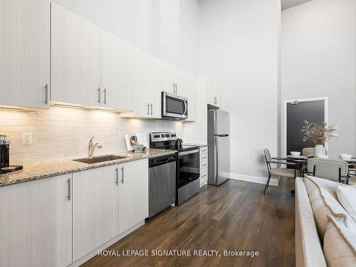 101-65 Yorkland Blvd, Brampton, ON - Indoor Photo Showing Kitchen With Upgraded Kitchen