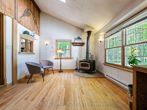 573042 Side Road 57A, Grey Highlands, ON - Indoor With Fireplace